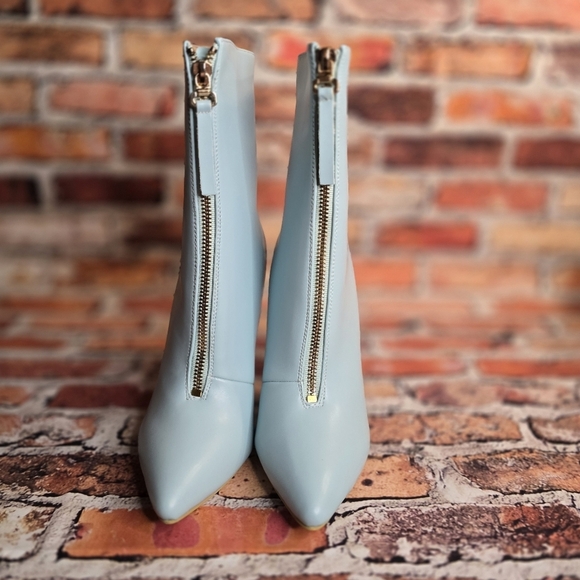 Simmi London Enzu Light Blue PU Ankle Boot Size 6 - Picture 2 of 7